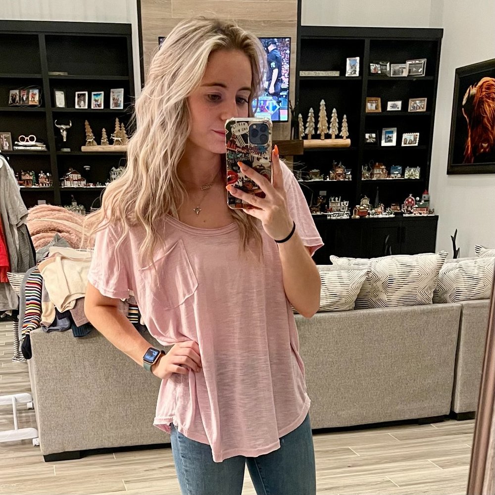 Vici Oversized Pocket Tee